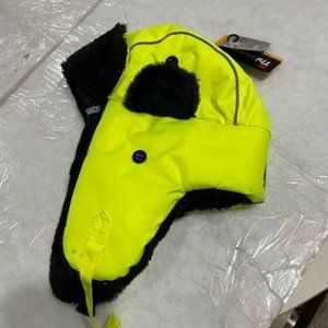 N-FERNO BY ERGODYNE 6802HV Winter Hat,S/M,Lime